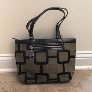 Nine West Brown/Tan and Black Bag